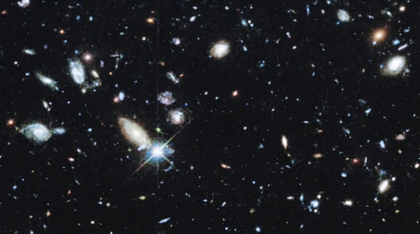 Editorial illustration for Cosmic Inflation: How Rapid Expansion Solved the Big Bang's Two Biggest Puzzles