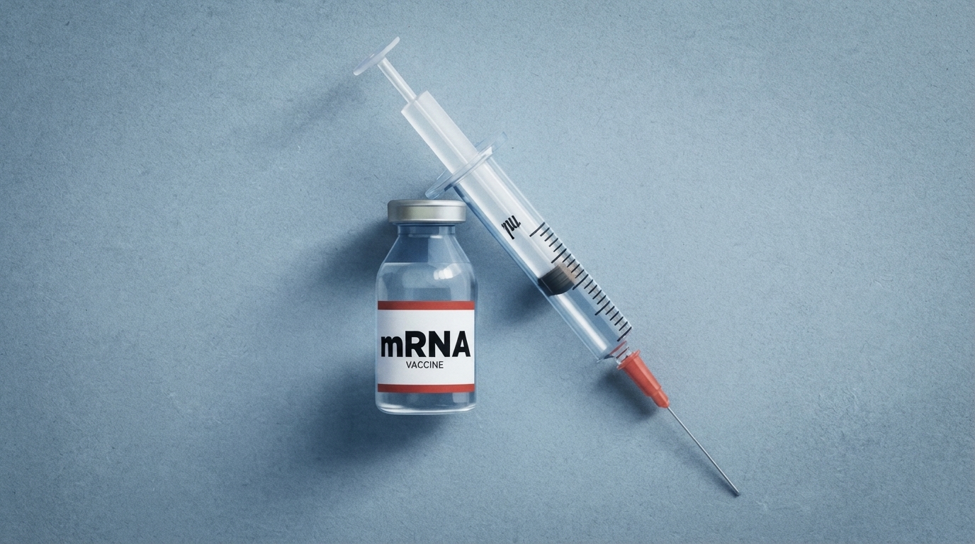 Editorial illustration for One Technology, Three Targets: How mRNA Fights Viruses, Cancer, and Autoimmune Disease