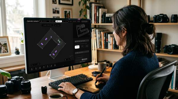 Show Photography and Design Portfolios in 3D With curate.tours