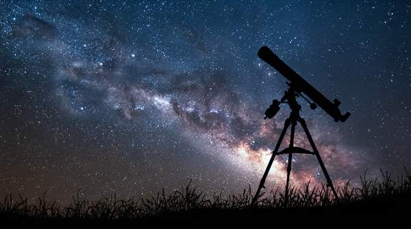 Editorial illustration for Why Finding Alien Life Requires Telescopes on Earth and in Space